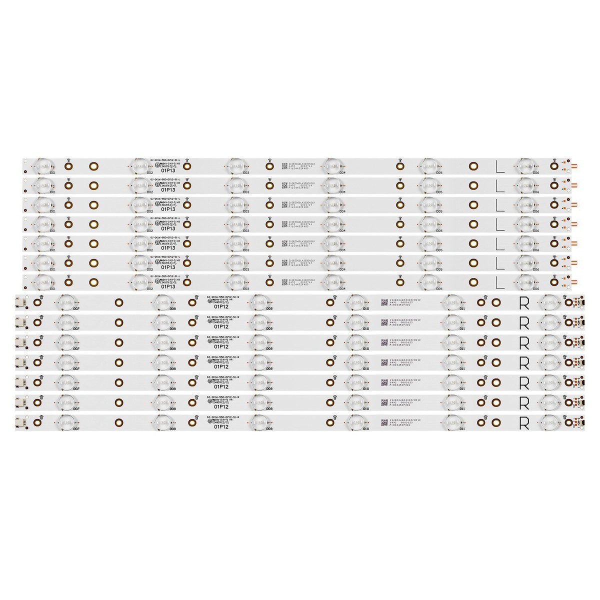 14pcs LED Backlight Strips For KDL-55W650D LB-PF3528-GJD2P5C550712