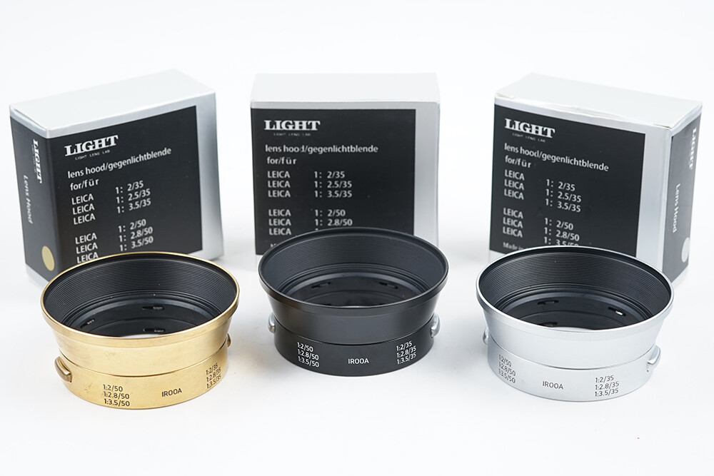 Light Lens Hood IROOA for 8 Elements Leica Summicron 35mm f