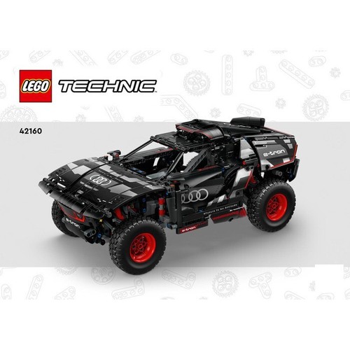 LEGO Technic Manual de instrucciones y pegatinas para 42160 Audi RS Q e-tron - Imagen 1 de 3