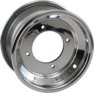 AMS 261-108110P3 Spun Polished Aluminum Rear Wheel 10x8 4/110 3+5