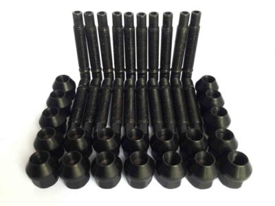 M14 x 1.5 Stud Conversion Kit for Seat Inc Nuts + Spacers (20 Black)