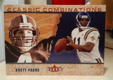 2002 Fleer Classic Combos 21/1000 Brett Favre Daunte Culpepper GREEN BAY PACKERS