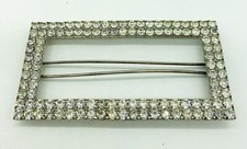 Vintage Large Rhinestone Hair Barrette