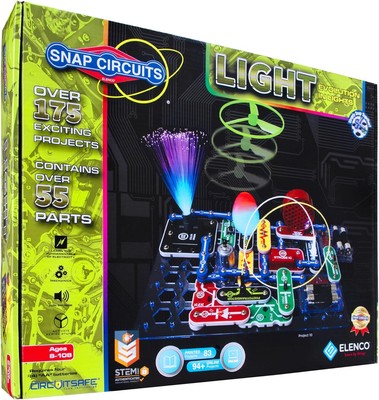 Snap Circuits LIGHT Electronics Exploration Kit | Over 175Exciting STEM Projects