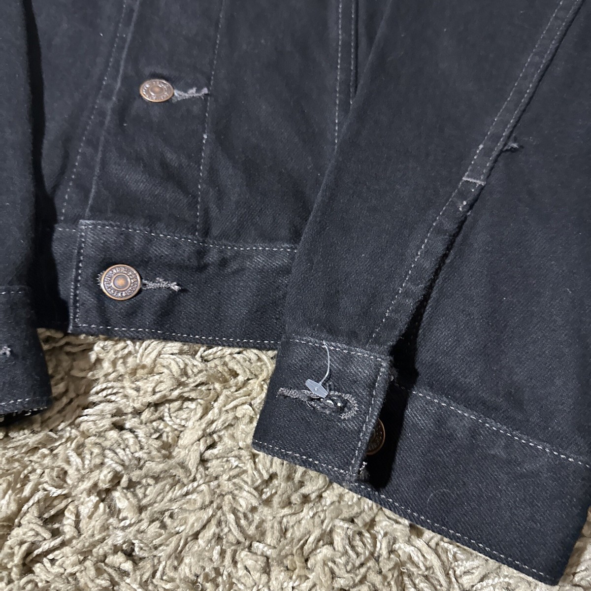 Vintage Levi's Black Denim Trucker Jacket Men's M 70507 | eBay Vintage Levi's Black Denim Trucker Jacket Men's M 70507 | eBay
