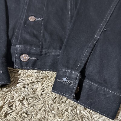 Vintage Levi's Black Denim Trucker Jacket Men's M 70507 | eBay Vintage Levi's Black Denim Trucker Jacket Men's M 70507 | eBay