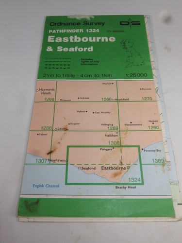 ORDNANCE SURVEY PATHFINDER MAPS South & South East England 1980s Selection - Imagen 5 de 11