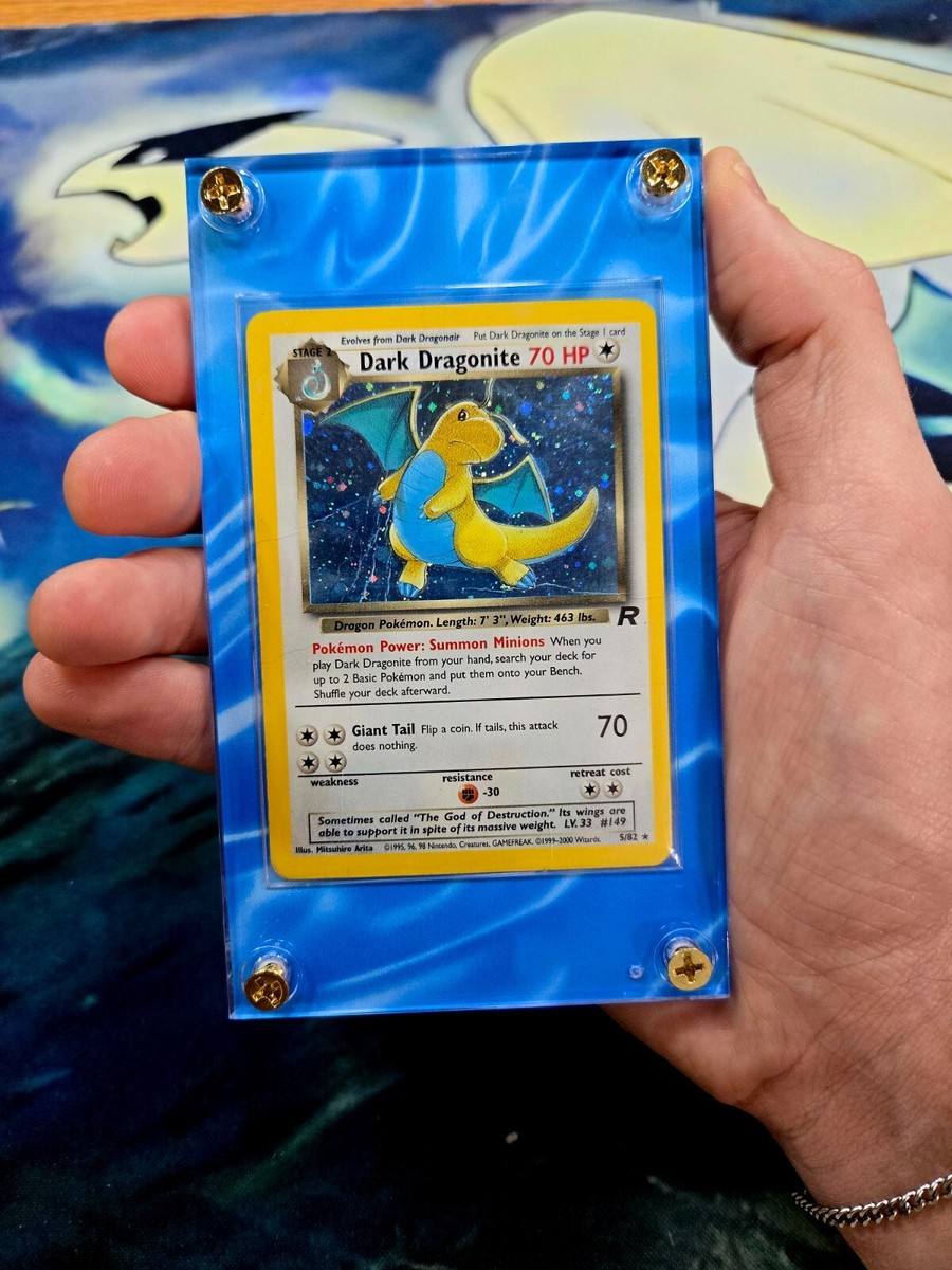 Pokemon Rocket Dark Dragonite 22/82 5/82 Extended Artwork Case | eBay