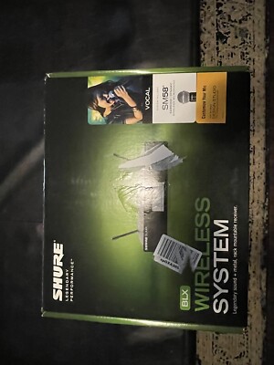 Shure BLX24R/SM58 H11 Wireless Rack-mount Vocal System with SM58 (572 - 596 MH)