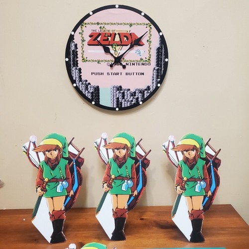 Link Cutout Stand Up Standee 1 Fuß hoch ▲ Legend of Zelda ▲ Retro NES Spielzimmer - Bild 11 von 15