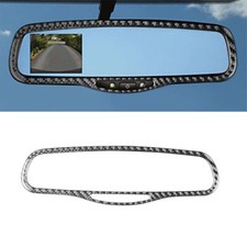 Cubierta de marco de espejo retrovisor de fibra de carbono para Chrysler 300 tipo B 2005-2007