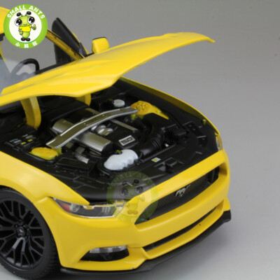 マスタング2015ＧＴマイストイエロー18/1。 激レア・マイスト 1/18 2015 フォード マスタングGT イエロー