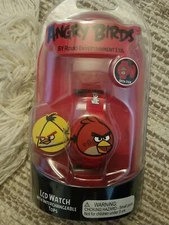 Angry Birds By Rovio Entertainment Ltd. LCD Watch With Interchangeable Tops 