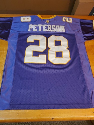 Minnesota Vikings Adrian Peterson Throwback Grace Classics Size XL - Picture 8 of 13