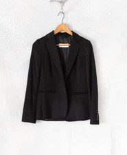 Maxmara Camel Hair Black Blazer Size 36 Soft Luxe Size 8 Uk Designer Mint