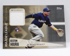 2020 Topps Update Major League Material Keston Hiura Jersey Relic RC #MLM-KH