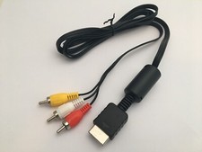 USA SELLER New PS1 Playstation 1 PSX PS One RCA Composite AV Cable TV Cord