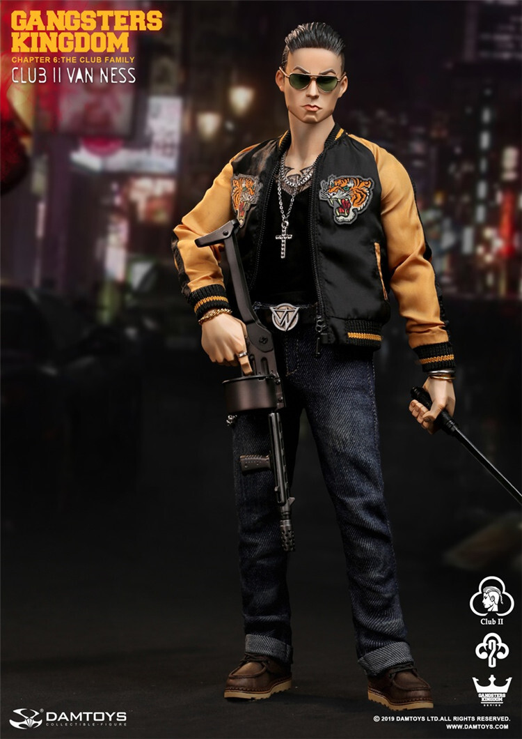 DAMTOYS 1/6 Gangsters Kingdom Club 2 Van Ness GK017 Action Figure