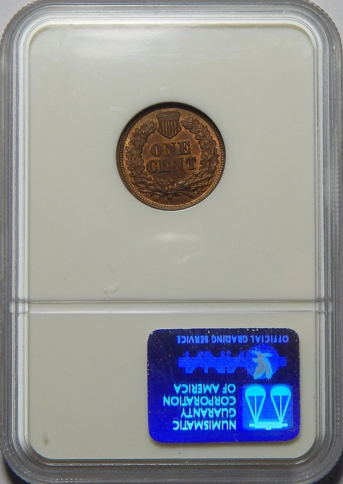 1866 NGC MS65RB INDIAN HEAD CENT - Image 4 of 4