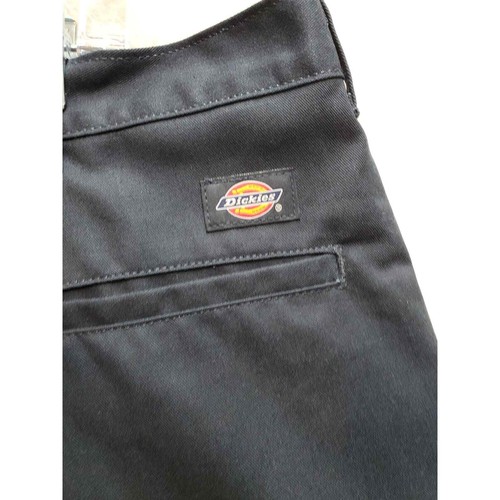Dickies Work Shorts Mens Size 40 Navy Polyester Pockets Casual Flat Front Logo - Picture 9 of 11