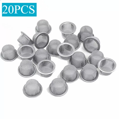 20Stück Rauchen Röhren Pfeife Shisha Bong Siebe Metall Mesh Schüssel Filter - Bild 1 von 8