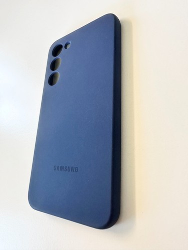 Coque souple Samsung en silicone pour Samsung Galaxy S23+ Plus bleu marine - 100% originale - Photo 7 sur 8