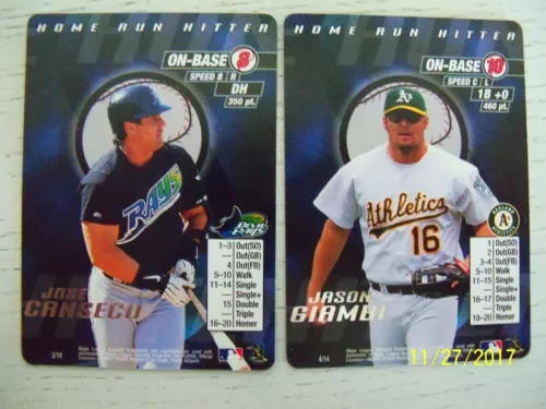 MLB SHOWDOWN 2000 PROMO "HOME RUN HITTERS" YOU PICK IT STARTS AT .99...$1 S/H