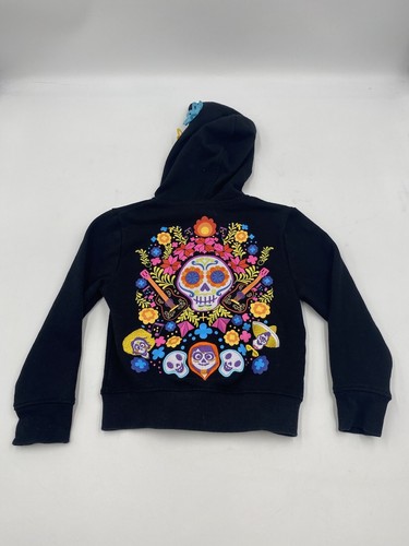 Disney Parks Girls Sweatshirt Zip Up Black Seize Your Moment Hoodie - Size XXS - Picture 2 of 6