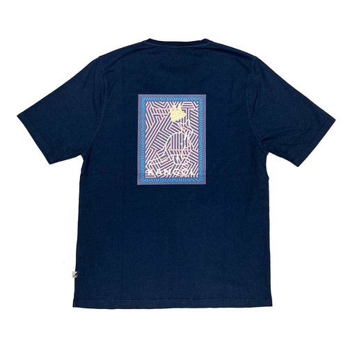 KANGOL T-Shirt TEE KING T-Shirt Male Blue L - KAS23-TSH11-139-L
