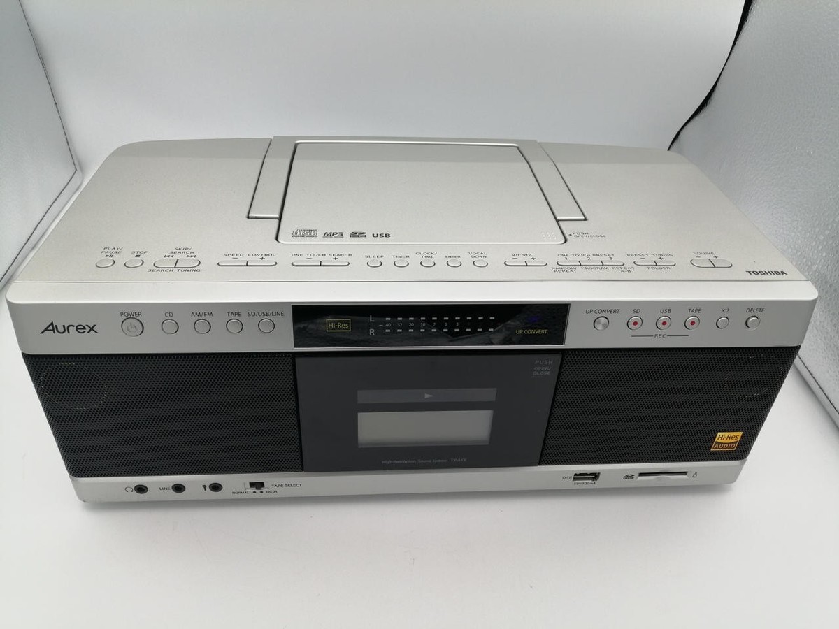 東芝Aurex CD Bluetooth SD USB Bluetooth対応 SD/USB/CDラジオ(ブラック) | 東芝 | TY-ANX3-K