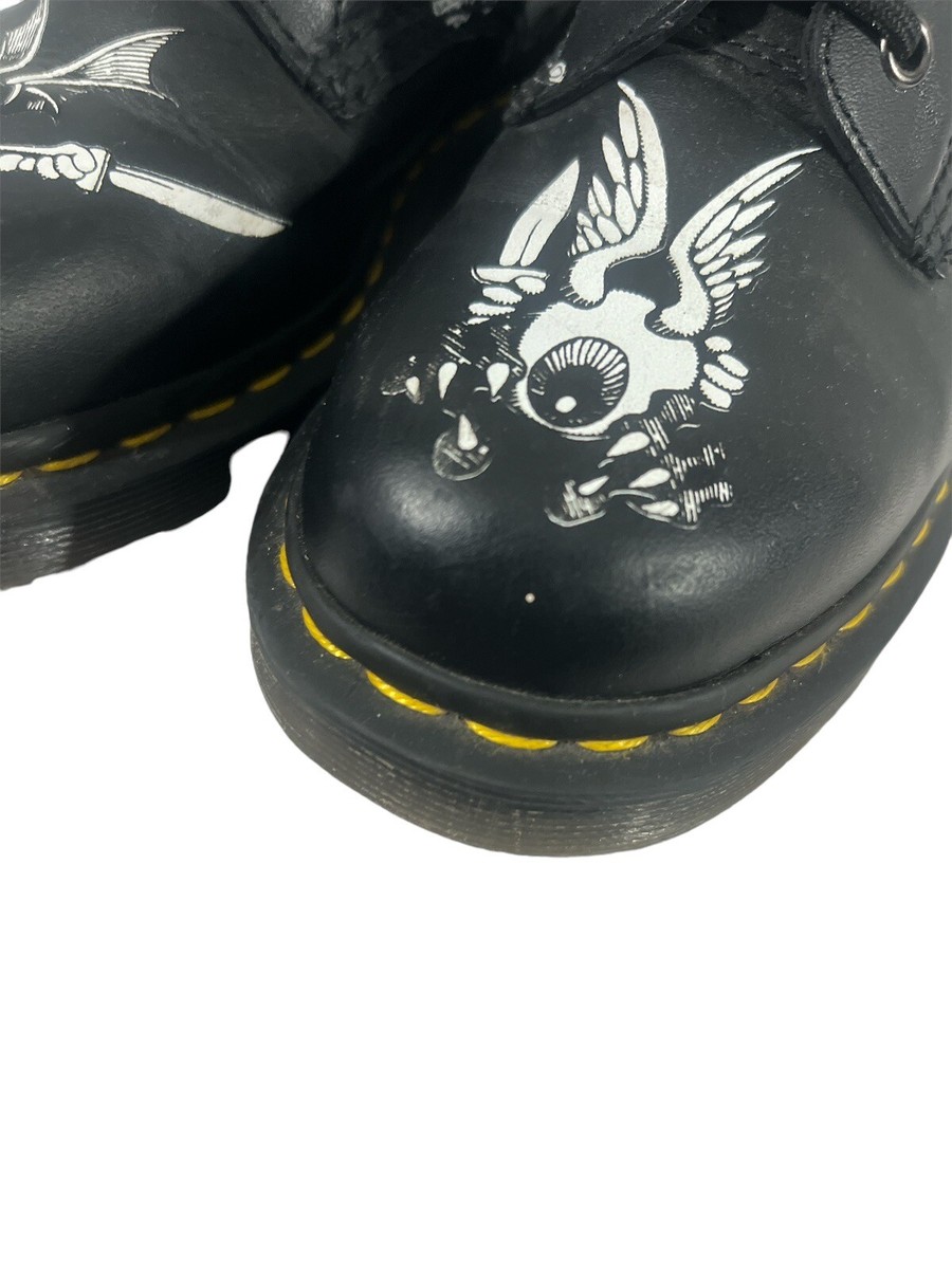 Dr Martens Rick Griffin Leather Boot Pair (1460) - US 6 Black | eBay Dr Martens Rick Griffin Leather Boot Pair (1460) - US 6 Black | eBay