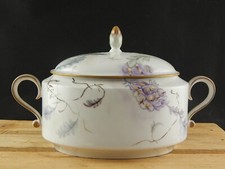 Vintage Seltene Heinrich Germany Sauciere Mittelstücke Porzellan Handbemalt