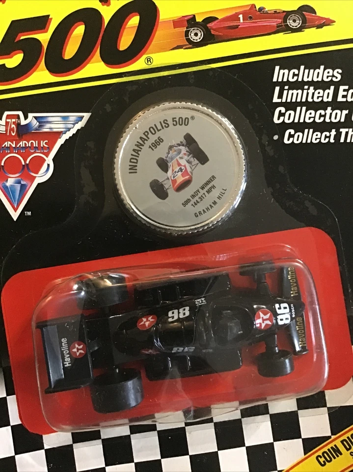 1990 Matchbox GRAHAM HILL / #86 Havoline 75th Indy Car 1/64 Limited Diecast - Image 2 of 4