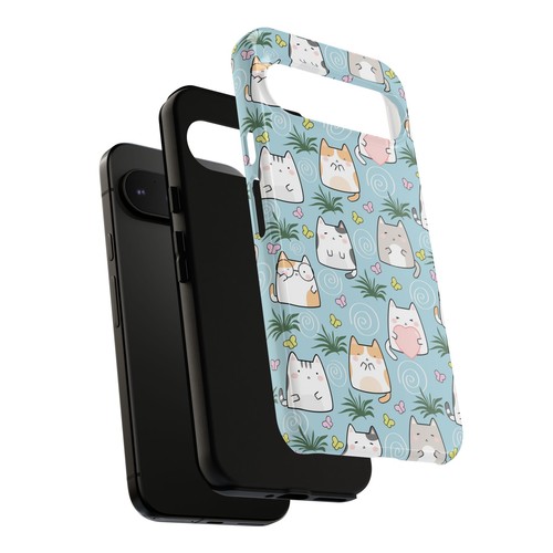 Cute Cat Phone Case, Kawaii Cat Lovers Mobile Cover - 第 146/277 張圖片