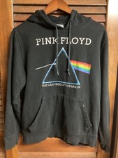 Pink Floyd Dark Side Of The Moon Black Hoodie Mens Medium 2016 VG Condition