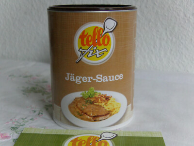 tello fix Jäger-Sauce 400 gr Dose,(EUR1,47/100g) o Geschmacksv. MHD31.07.2026