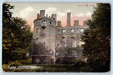 Huntly Aberdeenshire Scotland Postcard The Castle Building 1907 Antique