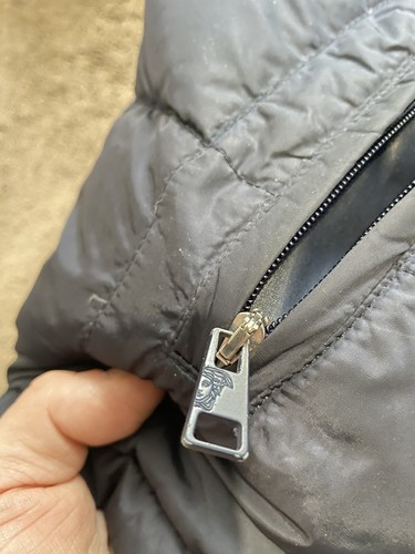 Versace Quilted Jacket With Fur - Picture 6 of 9