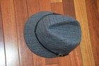 Women San Diego Co Wool Blend Bucket Fedora Hat Grey One Size Steampunk  — photo 4