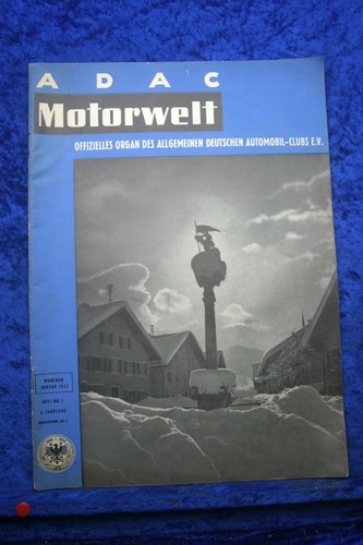 ADAC Motorwelt 1/53 (B) Carrera Mexikana Mercedes 300 Porsche Test