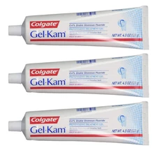 3-Pack Gel-Kam Preventative Treatment Gel Stannous Fluoride 4.3 oz Fruit & Berry