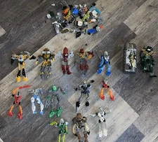 LEGO BIONICLE Bulk Mixed Lot Assorted Parts, Pieces & Weapons 