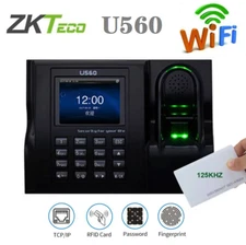 ZKTeco U560 Biometric Fingerprint Recognition Time Clock Time Attendance System