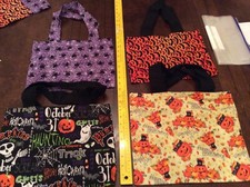 Halloween Trick or Treat bags, homemade lot 2