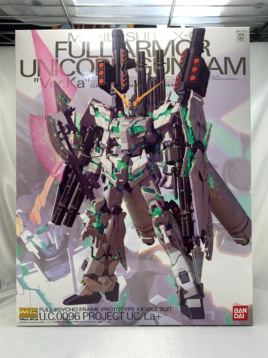 ロボット FULL ARMOR UNICORN GUNDAM Ver.Ka MG 1/100 RX-0 Full Armor Unicorn Gundam (Ver.Ka) – USA