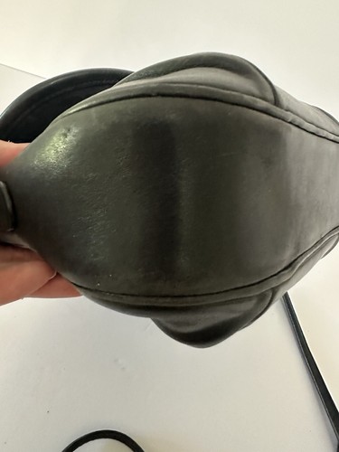 Bolso Bandolera Pequeño Vintage COACH CAFÉ Cuero Negro Hecho en EE. UU. Ligero - Imagen 18 de 23