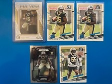 🔥2023 Panini Kendre Miller Rookie Phenom Patch / Isaiah Foskey Prizm RC Saints