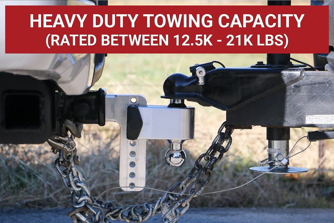 Weigh Safe CTB6-2 2 Inch Receiver Trailer Hitch Ball Mount