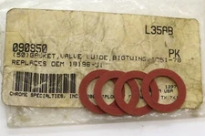 090950 Chrome Specialties Valve Guide Gaskets (set of 4) for Harley FL FLH F FS