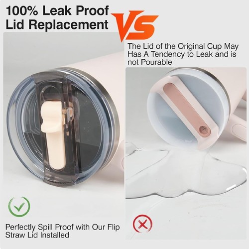 40oz Leakproof Tumbler for Stanley Cup Replacement Lid with Straws - 第 54/94 張圖片